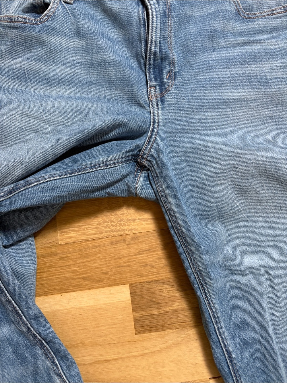 American Eagle Outfitters Medium Blue Wide-Leg Flare Jeans 10R - Picture 5 of 15